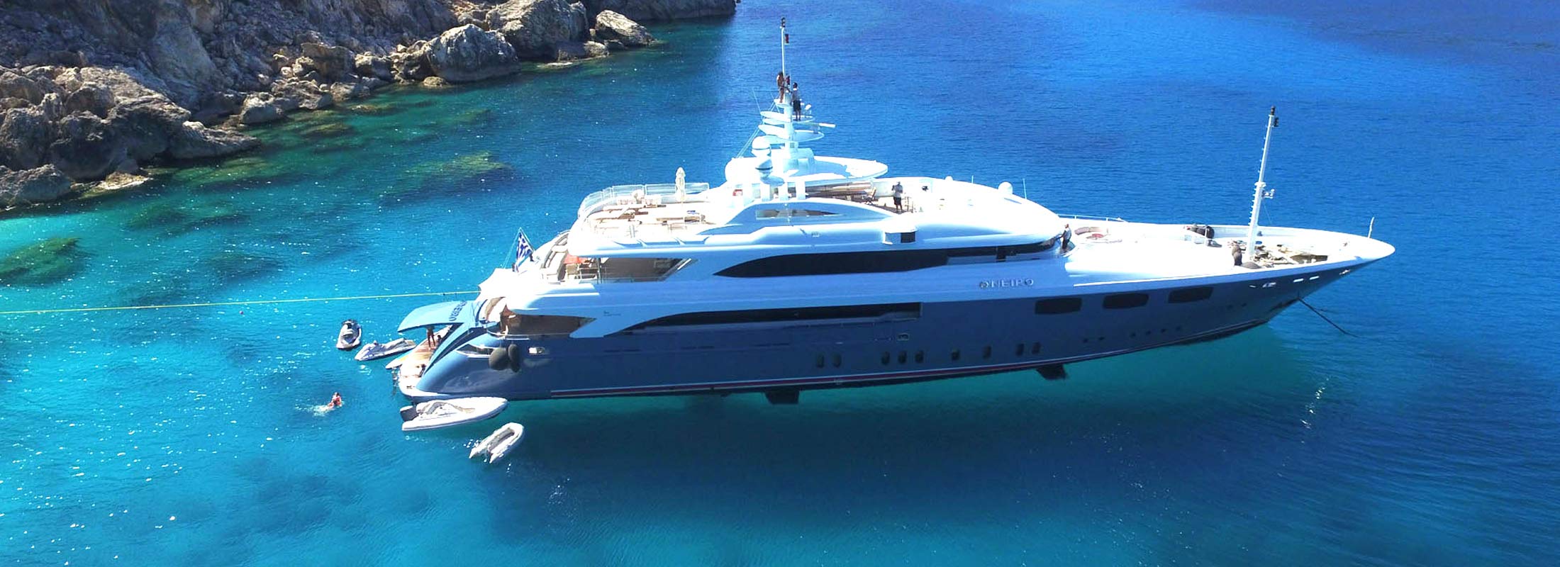 Oneiro Motor Yacht for Charter Mediterranean slider 2