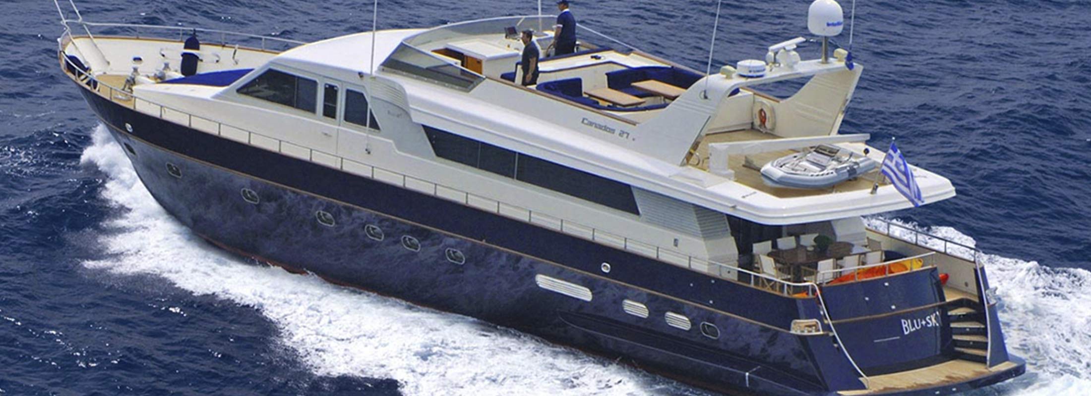 Blu Sky Motor Yacht for Charter Mediterranean slider 1