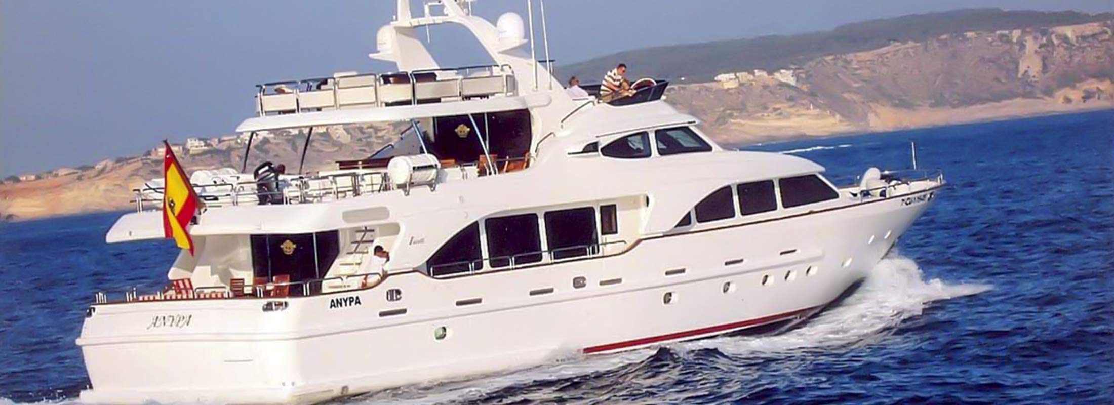 Anypa Motor Yacht for Charter Mediterranean slider 1