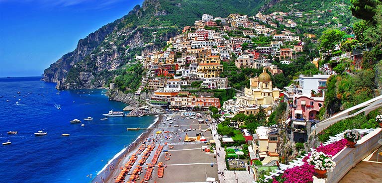 top yacht charter destinations mediterranean italian coast positano preview