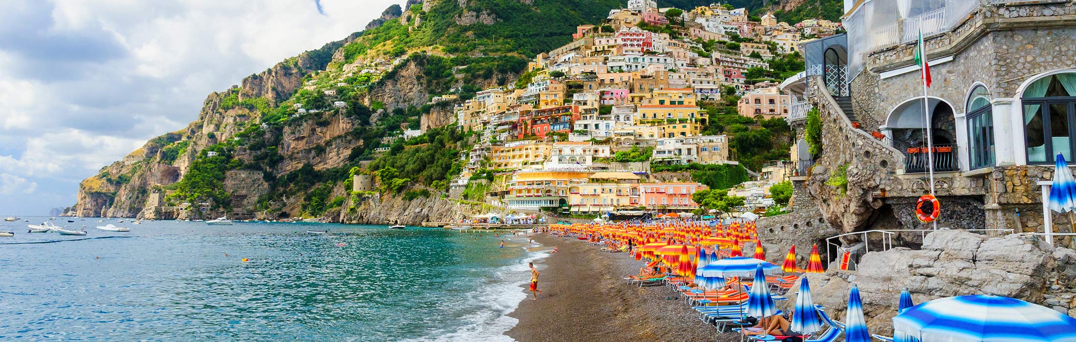 top yacht charter destinations mediterranean italian positano main slider 1