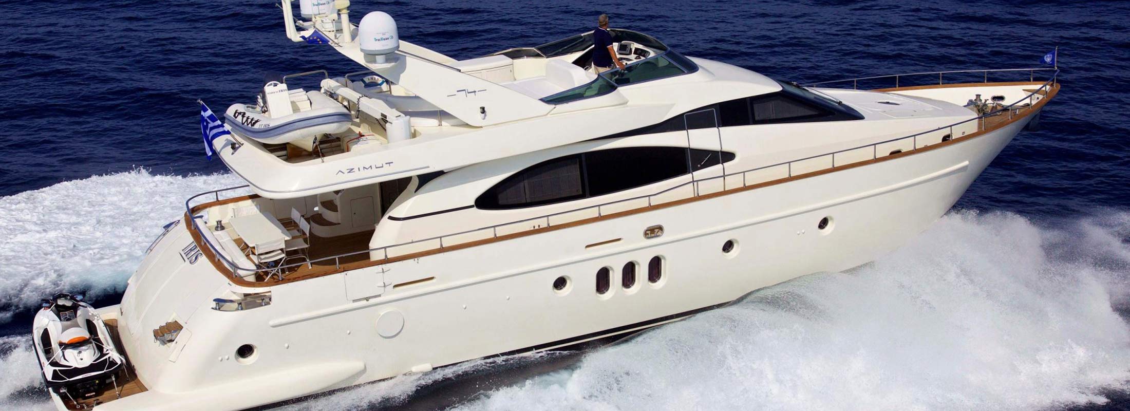 Iris Motor Yacht for Charter Mediterranean slider 1