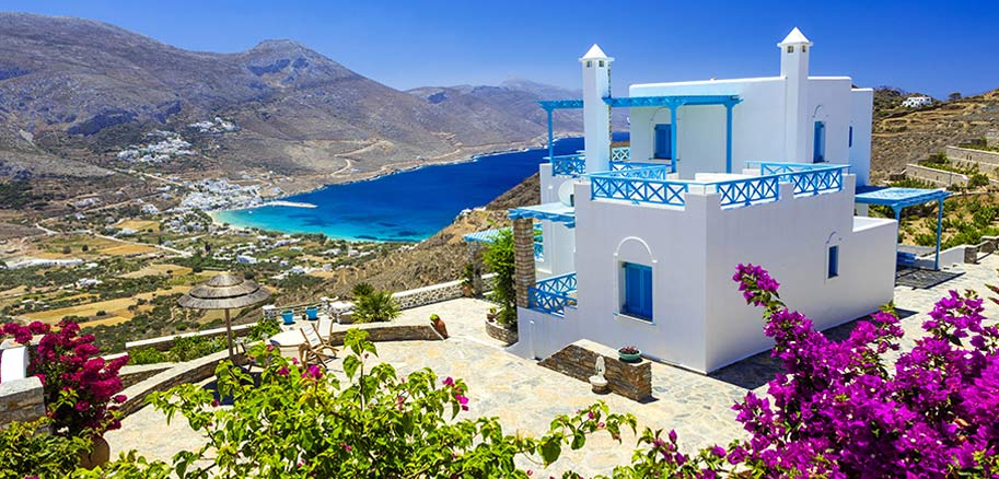 top yacht charter destinations mediterranean greece cyclades amorgos preview