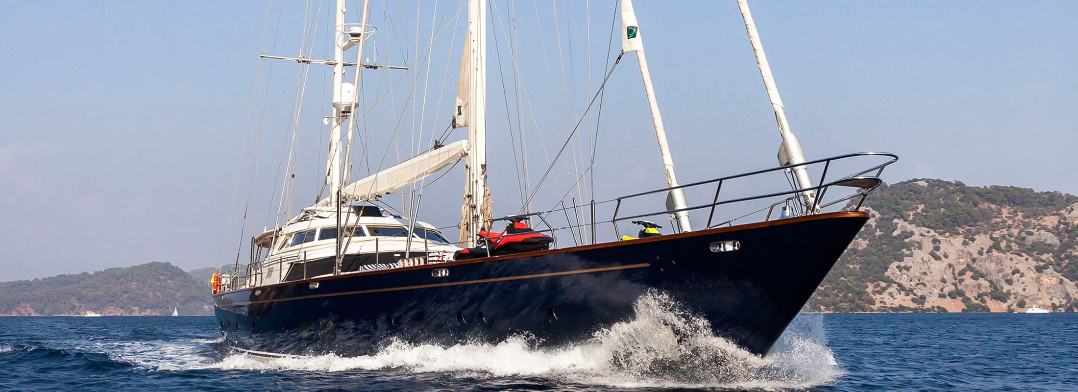 Khaleesi Sailing Yacht for Charter Mediterranean slider 1 