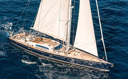 charter a sailing or motor luxury yacht grand bleu vintage thumbnail