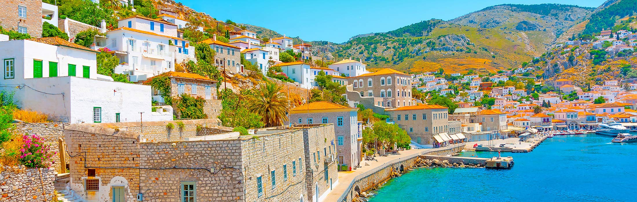 top yacht charter destinations mediterranean greece saronic gulf hydra main slider 1
