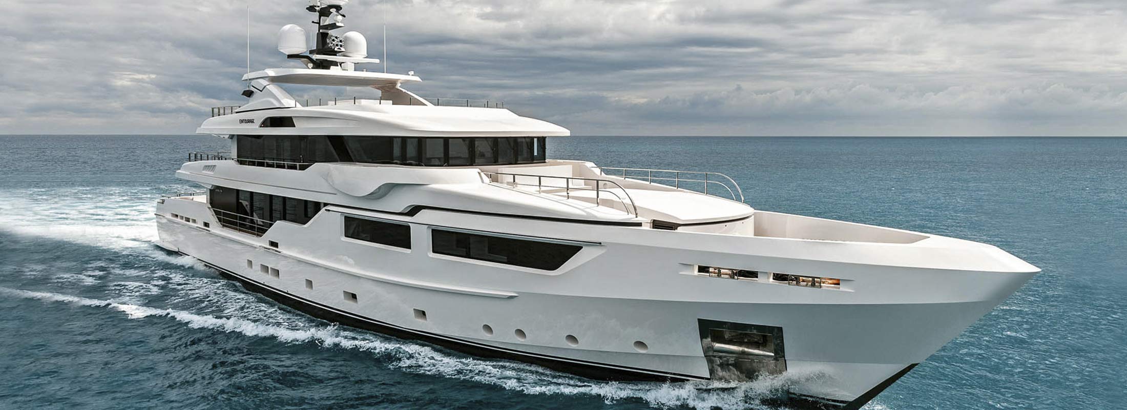 Entourage Motor Yacht for Charter Mediterranean Caribbean Sea slider 2