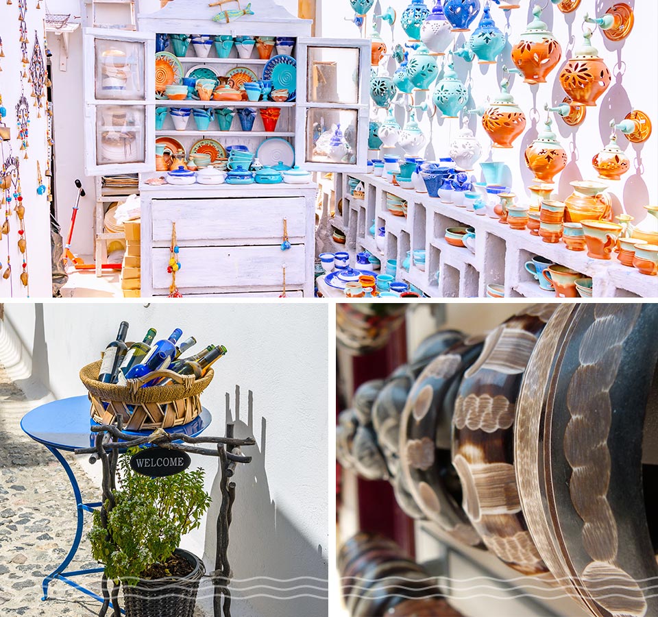 Santorini Yacht Charter Shopping