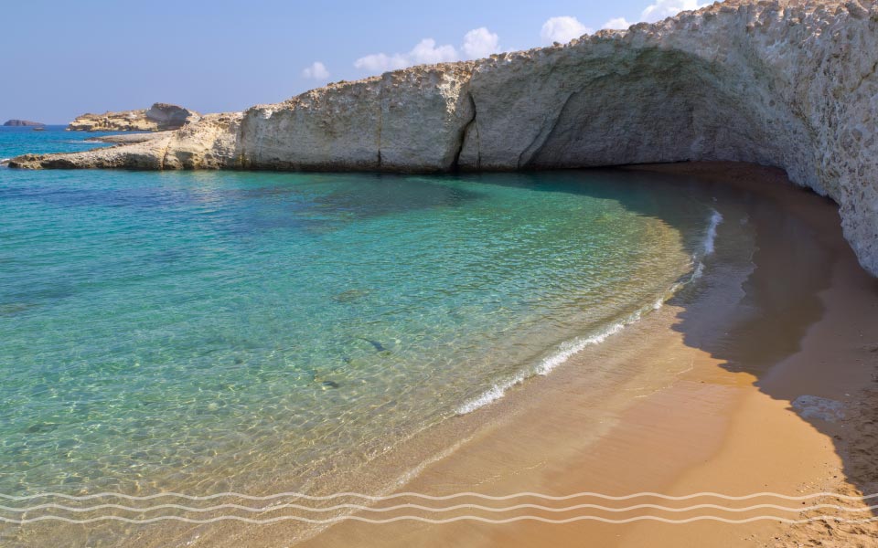 Milos Yacht Charter Guide Papafragras Beach Milos Yacht Charter Guide Papafragras Beach
