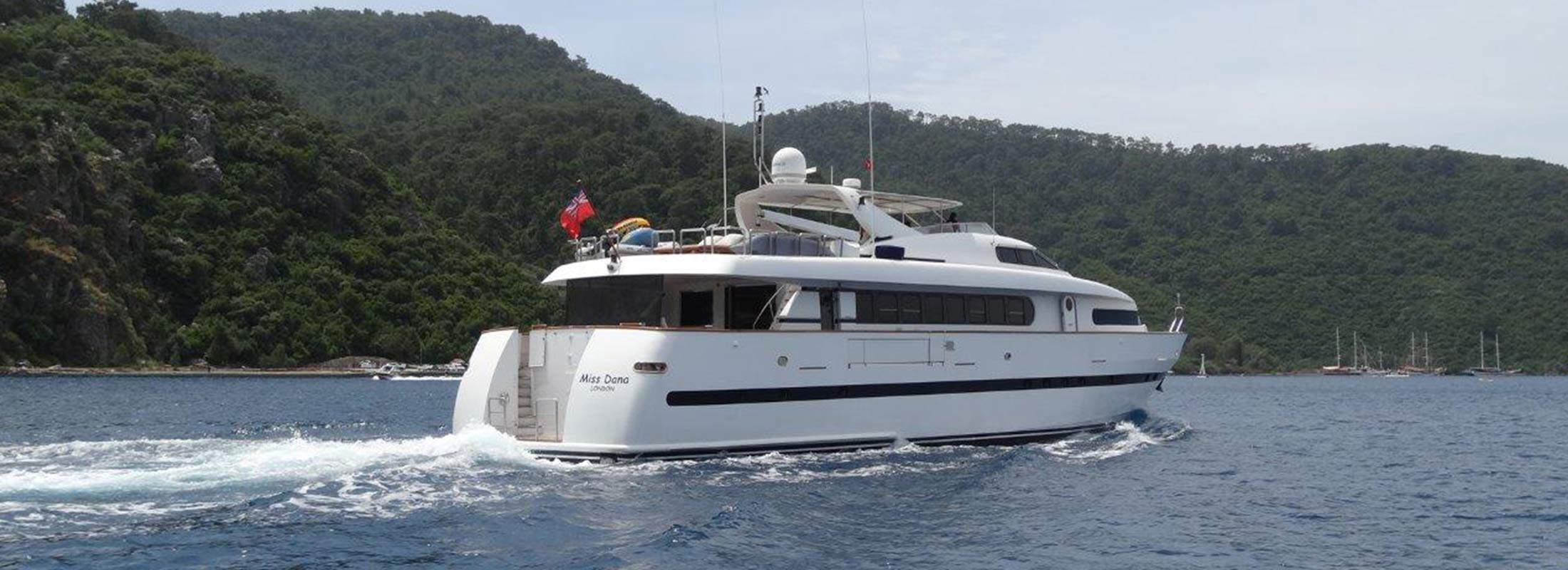 Dana Motor Yacht for Charter Mediterranean slider 2