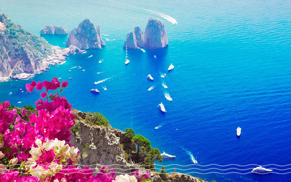 Yacht Charter Hotspot Faraglioni Cliffs - Capri Island