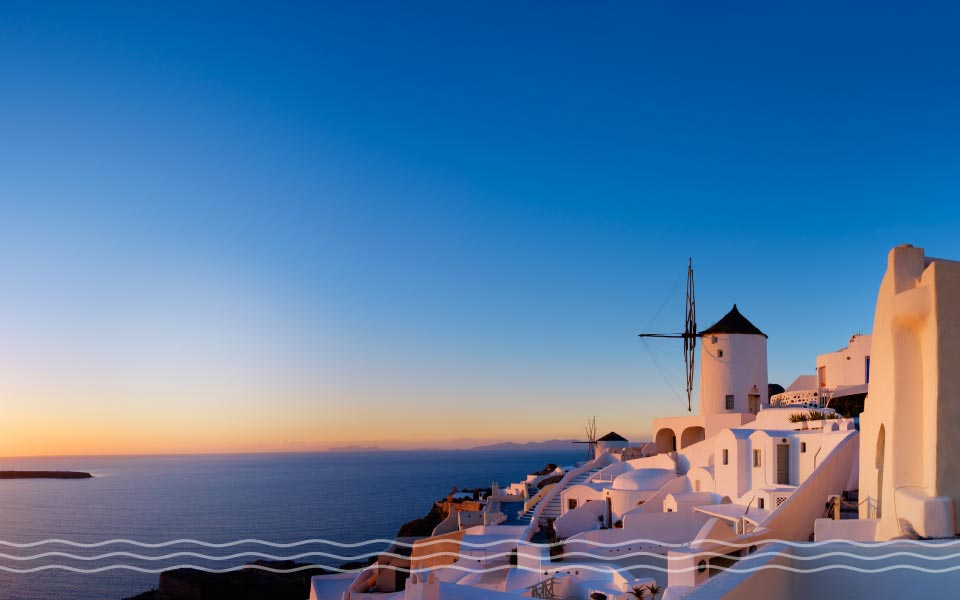 where to charter off season in Greece Santorini
